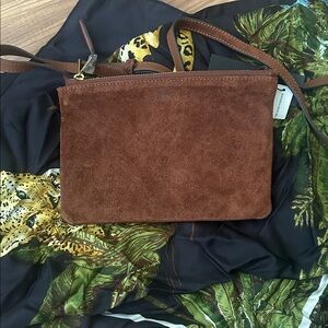 Banana Republic Suede Crossbody Bag